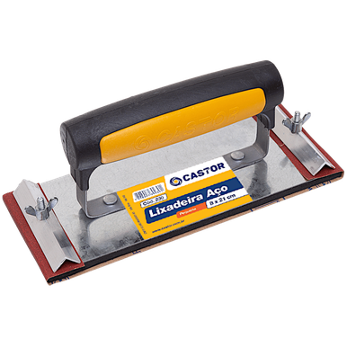 LIXADEIRA DE AÇO MANUAL CASTOR 8 X 21CM