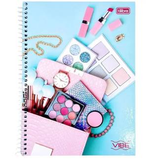 CADERNO UNIV CAPA DURA 12X1 192FLS - VIBE FEM - PCT 4 - TILIBRA