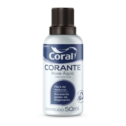CORANTE CORAL 50ml PRETO