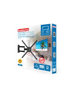 SUPORTE P/ TV ARTICULADO 10" A 60" - BRA4.0 - UN - BRASFORMA