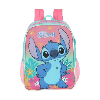 MOCHILA COSTAS STITCH IS42381SC - INFANTIL - ROSA - UN - LUXCEL