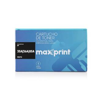 TONER PRETO 35A|36A|85A|78A  - UN - MAXPRINT