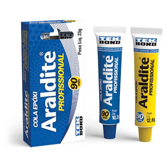 COLA EPÓXI ARALDITE PROFISSIONAL (90 minutos) 23 g TEKBOND