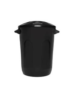 CESTO DE LIXO C/TAMPA 30L - 3078 - PRETO - UN - JAGUAR