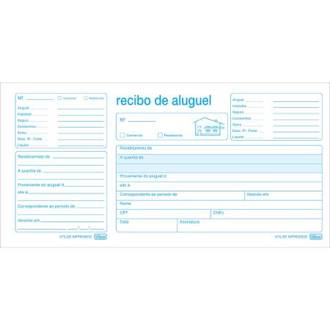 RECIBO DE ALUGUEL COM CANHOTO 50 FOLHAS 206X105MM - UN - TILIBRA