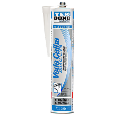 VEDA CALHA TEKBOND ALUMÍNIO 280g