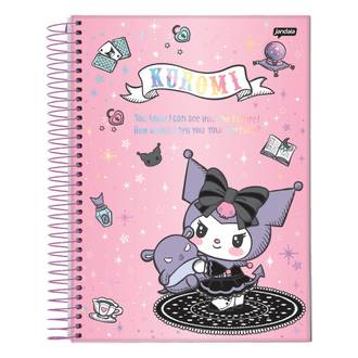CADERNO UNIV CAPA DURA 10X1 160FLS - 77609-26 - KUROMI - PCT 4 - JANDAIA
