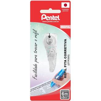 REFIL FITA CORRETIVA 5MM X 6M - SM/ZTP205R - UN - PENTEL