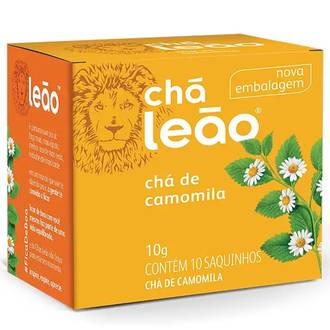 CHA CAMOMILA C/10 10G - UN - LEAO
