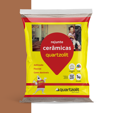 REJUNTE CERÂMICAS QUARTZOLIT MARROM CANELA 1.0KG
