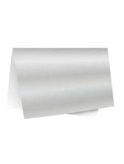 PAPEL CARTOLINA LAMINADO  - PRATA - PCT 20 - CROMUS