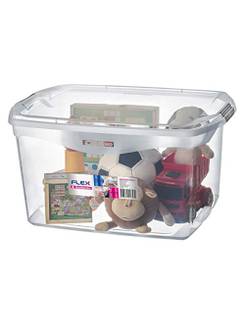 ORGANIZADOR PLASTICO 68L - SR971 - CRISTAL - UN - SANREMO