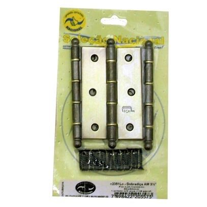 DOBRADICA KIT(3) GALV 1,5 NACIONAL