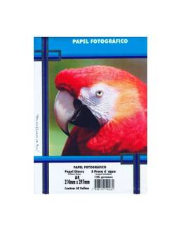 PAPEL GLOSSY 135G 50FL A4 302010056 - UN - MASTERPRINT