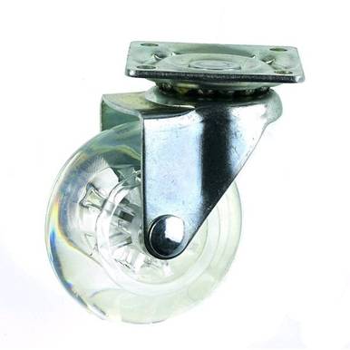 RODIZIO STARFER SILICONE GIRATÓRIO SEM TRAVA  50 MM