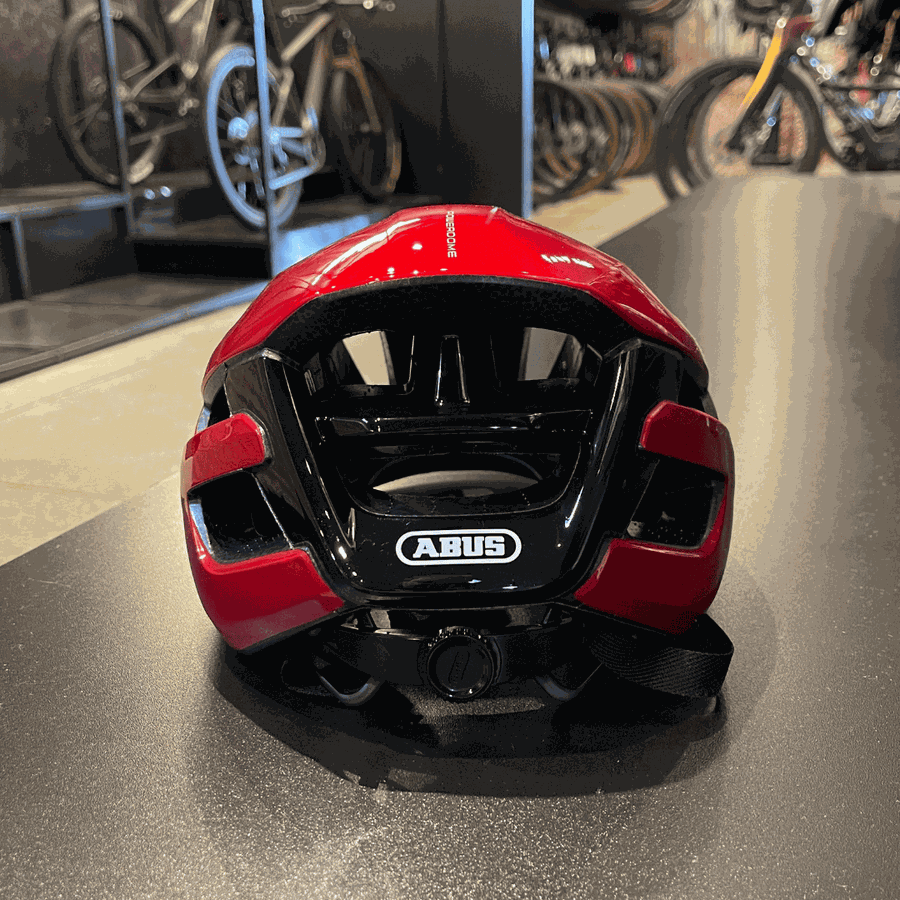 Capacete Abus Powerdome Vermelho Cereja