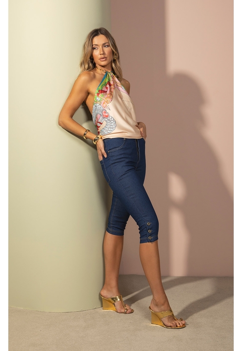 Calça Sally Blue Denim