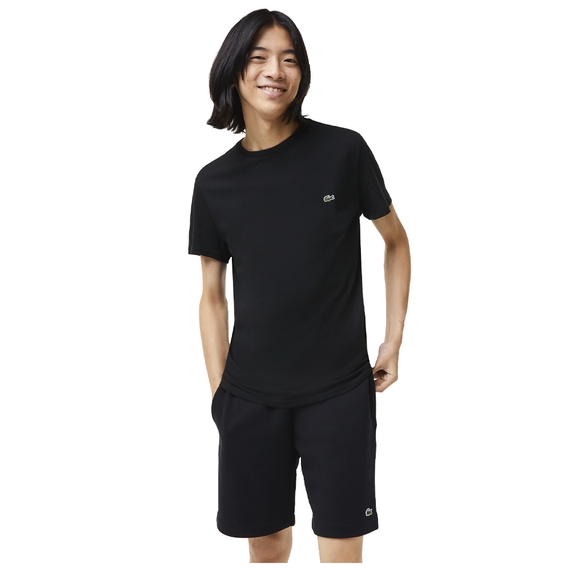 CAMISETA BÁSICA MASCULINA MANGA CURTA PRETA LACOSTE