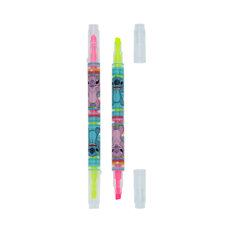 MARCADOR FLUORESCENTE PONTA DUPLA - STITCH - 31334 - UN - MOLIN