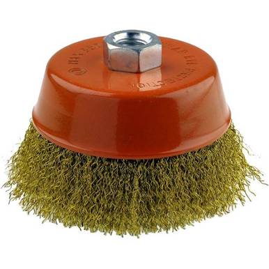 ESCOVA DE AÇO STARFER COPO 65 MM REF. 5037239