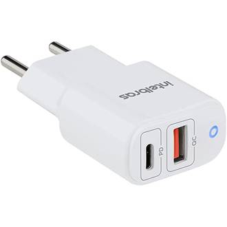 CARREGADOR TOMADA 2 USB EC11 POWER 20W - BRANCO - UN - INTELBRAS