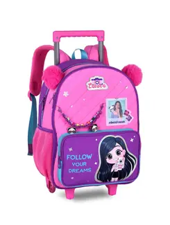 MOCHILA C/RODAS LULUCA LU27416K - INFANTIL - UN - CLIO