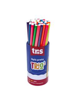 LAPIS PRETO HB TRIO TRIANGULAR NEON - 660349 - CX 48 - TRIS