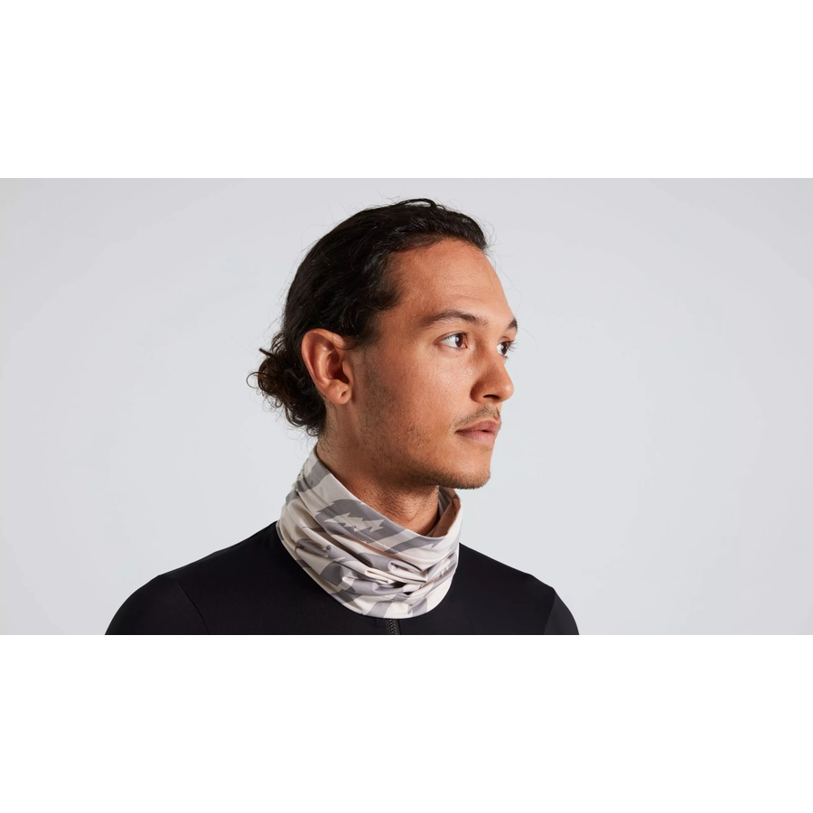 Bandana Specialized Unissex Branco e Cinza 