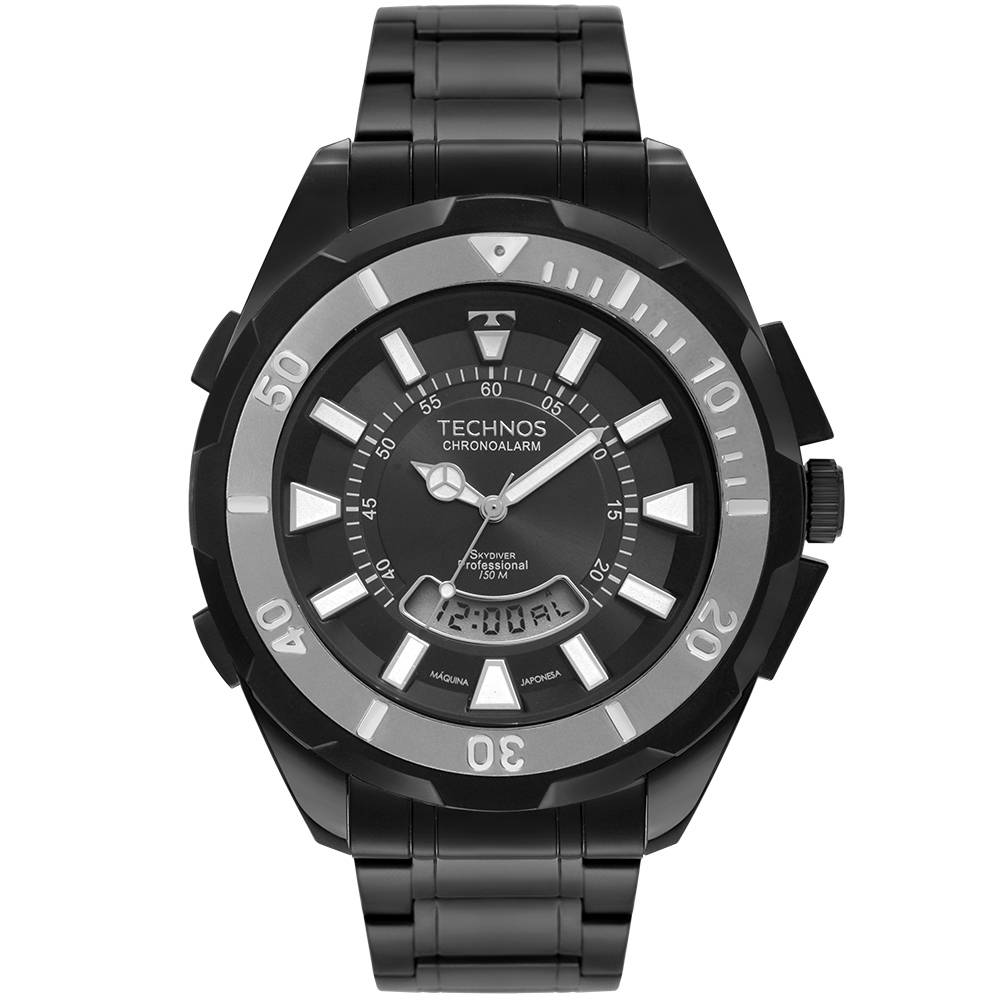 RELÓGIO TECHNOS SKYDIVER T205JN/4P