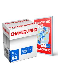 PAPEL CHAMEQUINHO  75G 100FLS - AZUL - CX 25 - CHAMEX
