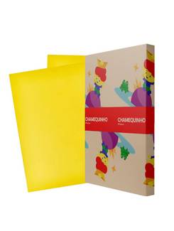 PAPEL CARTOLINA CHAMEQUINHO 50X66 - 120G - AMARELO - PCT 100 - CHAMEX