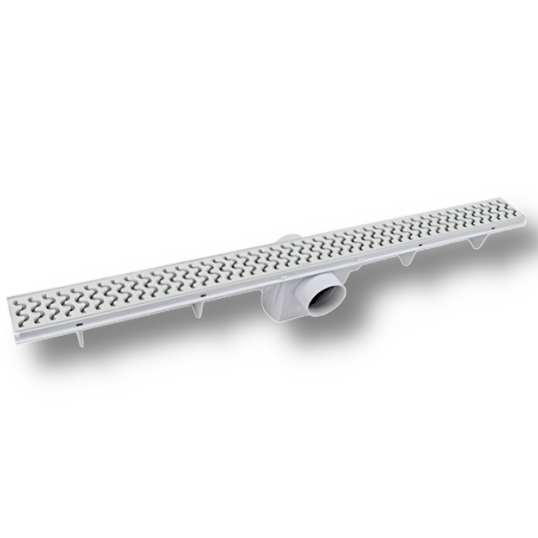 RALO LINEAR COM SIFONAGEM E SAÍDA LATERAL AMANCO 70 CM GR.VAZADA