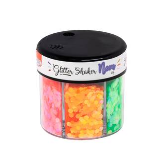 GLITTER SHAKER NEON 60G C/6 CORES - GLL0400 - UN - BRW