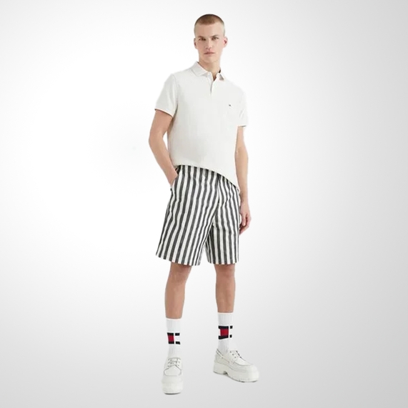 POLO MASCULINA 1985 REGULAR FIT OFF WHITE TOMMY HILFIGER