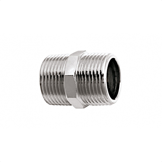 NIPLE DUPLO DE 1/2 COBRE PURO BLUKIT