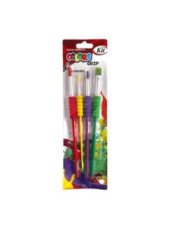 KIT PINCEL ARTISTICO COLORS GRIP C/4  - R.CG01 - UN - KIT