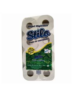 PAPEL HIGIENICO STILO C/8 100M - 100% CELULOSE - UN - MEYORS