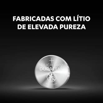 PILHA MOEDA CR 2032 2UN. - UN - DURACELL