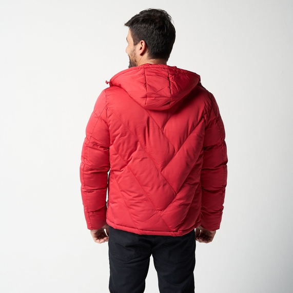 JAQUETA MASCULINA MATELASSÊ VERMELHA PADRÃO