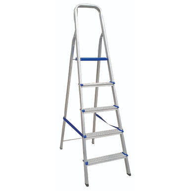 ESCADA DE ALUMÍNIO REAL RESIDENCIAL 05 DEGRAUS