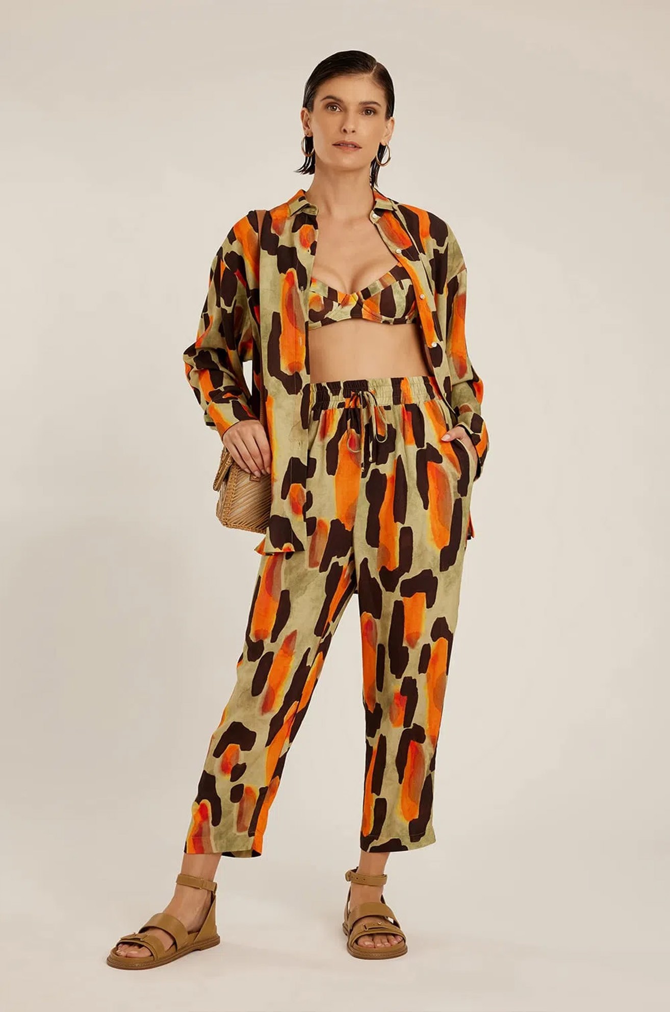 Camisa oversized light caju