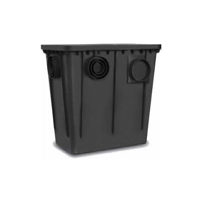 CAIXA GORDURA 52L PRETA ROMA