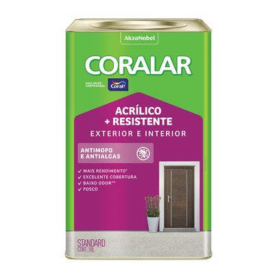 TINTA ACR MAIS RES CORALAR FO BRANCO 18L