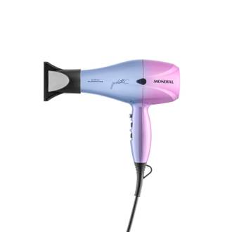 SECADOR DE CABELO SCP-JU- 03- 127V - 127W - ROSA/AZUL - UN - MONDIAL