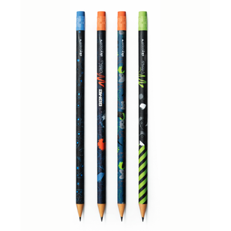 LAPIS PRETO HB GAMER C/BORRACHA - GM1202 - UN - SKYPAPER