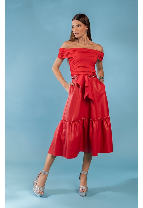 Top Sophia Vermelho