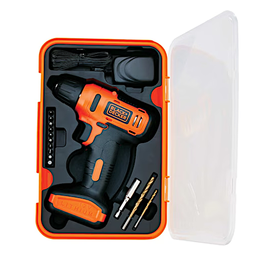 FURADEIRA E PARAFUSADEIRA BLACK+DECKER 12V 3/8''