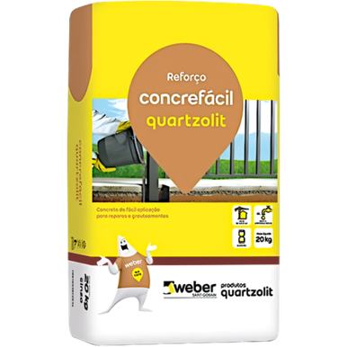 ARGAMASSA QUARTZOLIT CONCREFÁCIL 20 KG