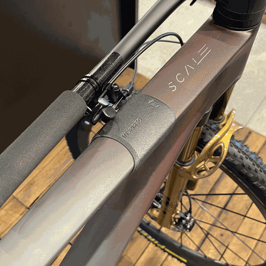 Protetor De Top Tube Houston Preto P/Scale