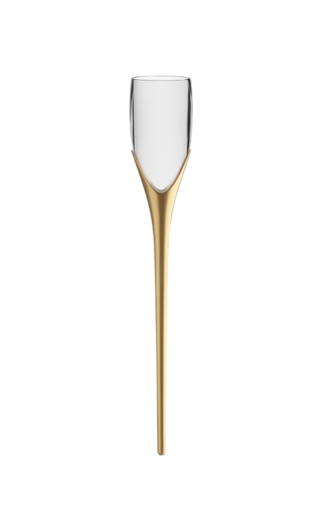 Taça Beach Boccati Espumante 210ml (dourado marmorizado)